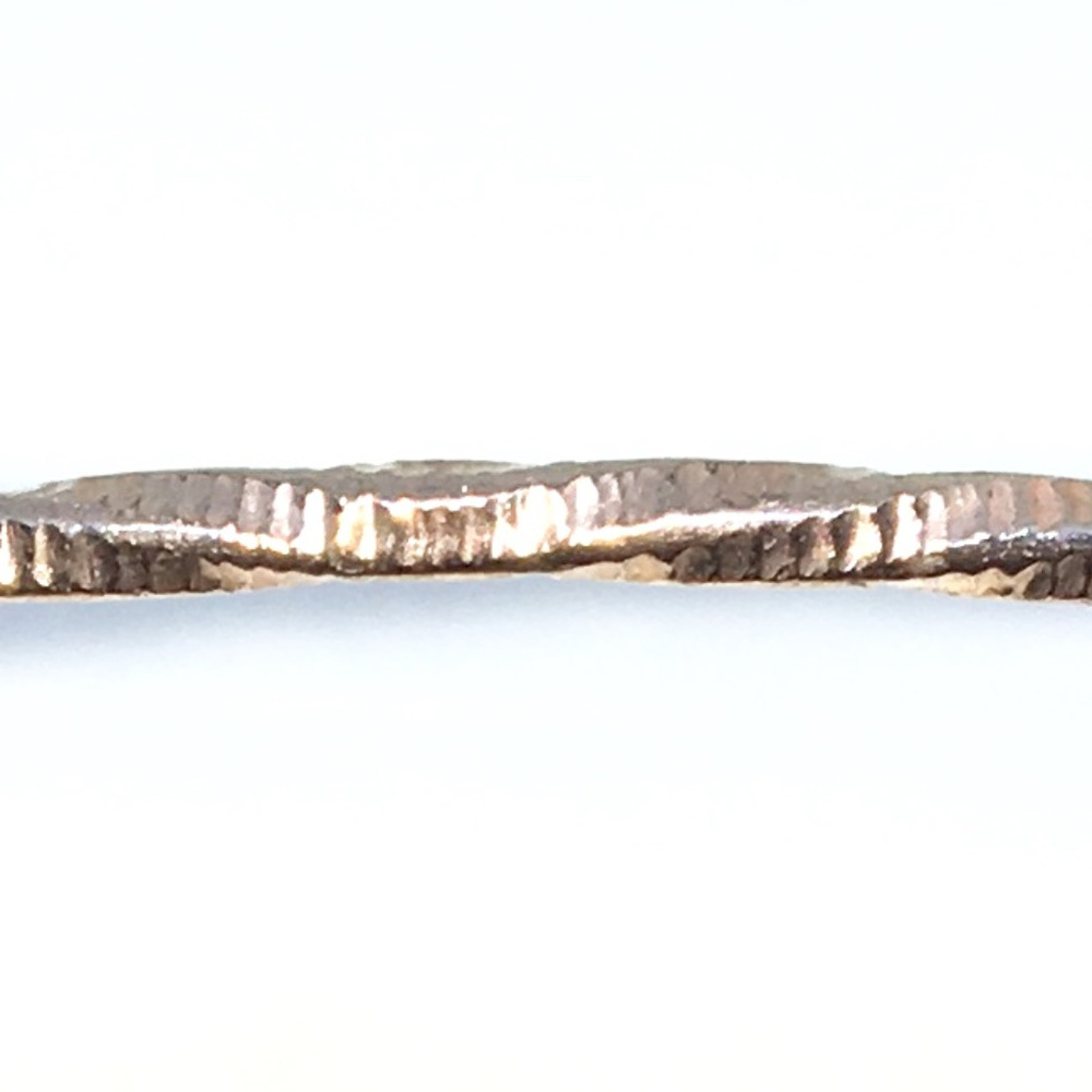 Rose Gold Bangle Bracelets plain twisted circle